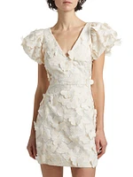 Scarlett Butterfly Appliqué Minidress