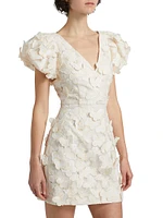 Scarlett Butterfly Appliqué Minidress