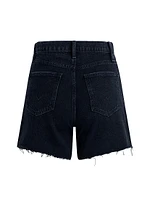 Devon High-Rise Boyfriend Denim Shorts