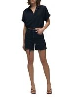 Devon High-Rise Boyfriend Denim Shorts