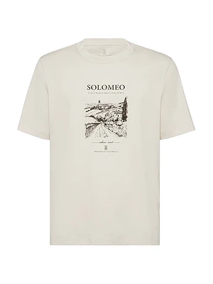 Cotton Jersey Solomeo T-Shirt
