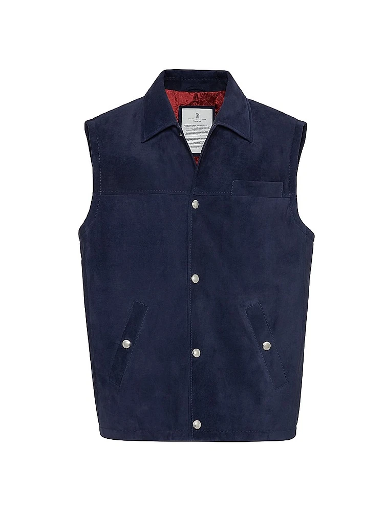 Suede Vest with Thermore Padding