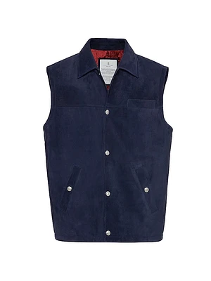 Suede Vest with Thermore Padding