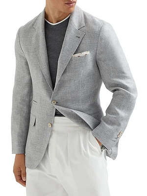 Diagonal Deconstructed Blazer