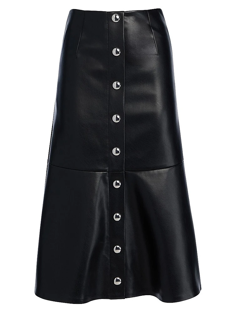 Elin Leather Skirt
