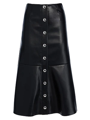 Elin Leather Skirt
