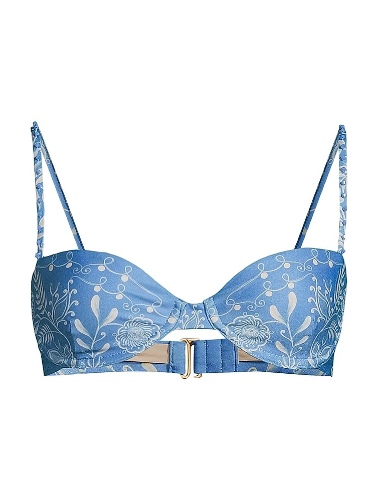 Magdalena Floritura Bikini Top