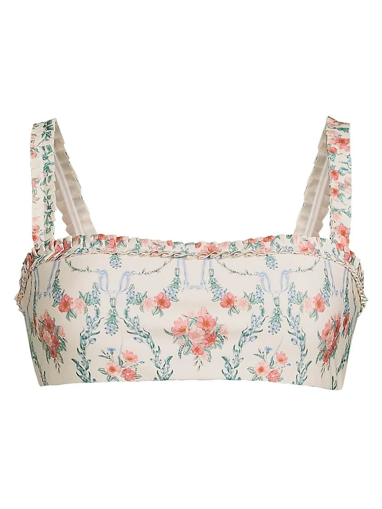 Olmo Mosqueta Floral Bikini Top
