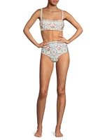 Olmo Mosqueta Floral Bikini Top