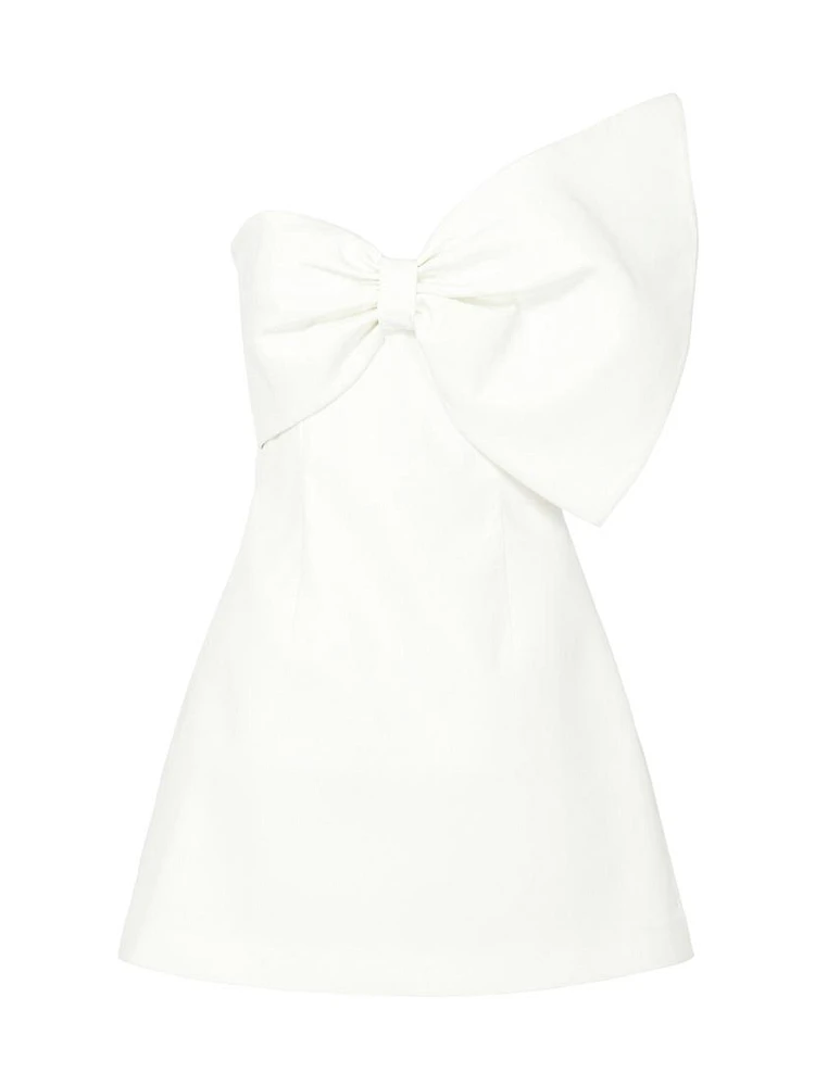 Elly Crepe Bow Minidress