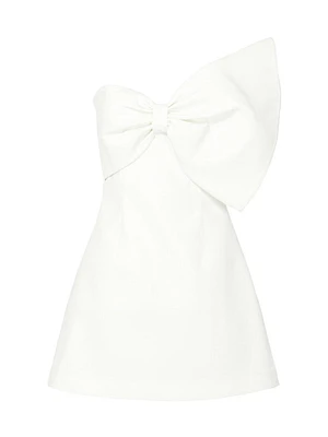 Elly Crepe Bow Minidress