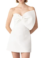 Elly Crepe Bow Minidress