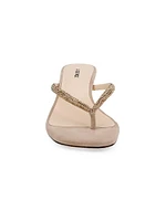 Hortense 45MM Suede Slip-On Sandals