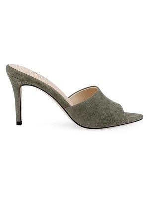 Lolita V 90MM Suede Mules