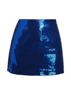 Sequined Miniskirt