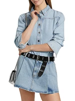 Curved Denim Shirt