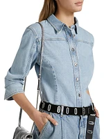 Curved Denim Shirt