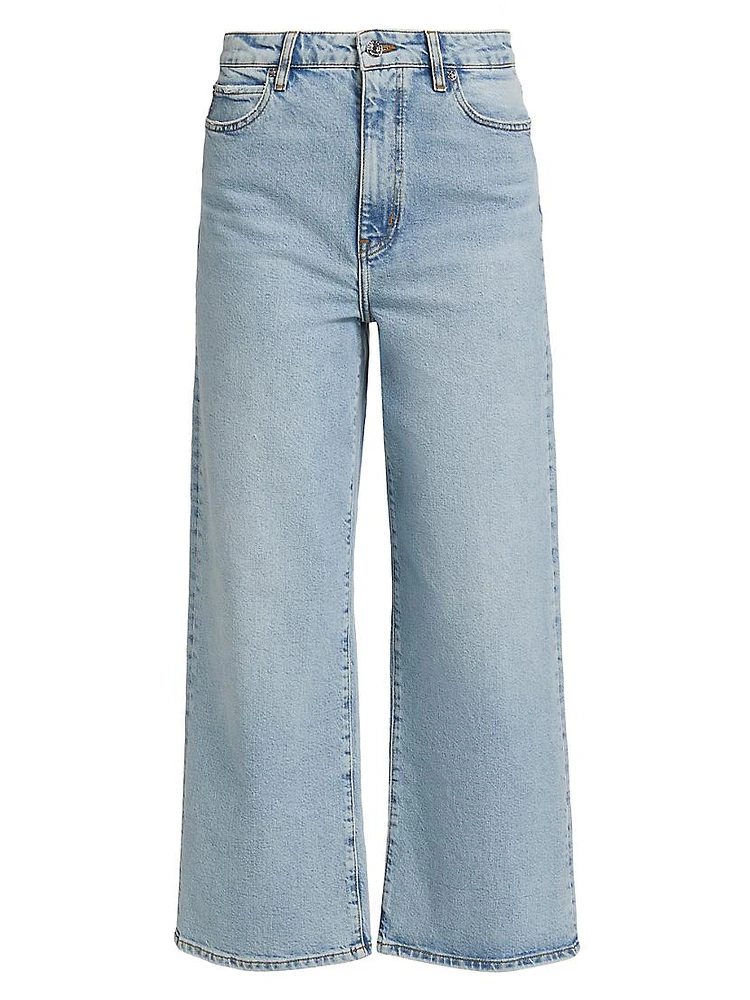 Wide Mid-Rise Jeans