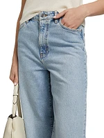 Wide Mid-Rise Jeans