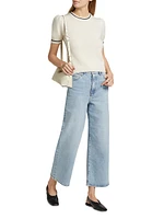 Wide Mid-Rise Jeans