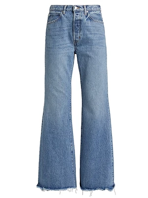 Lax Flare Mid-Rise Jeans
