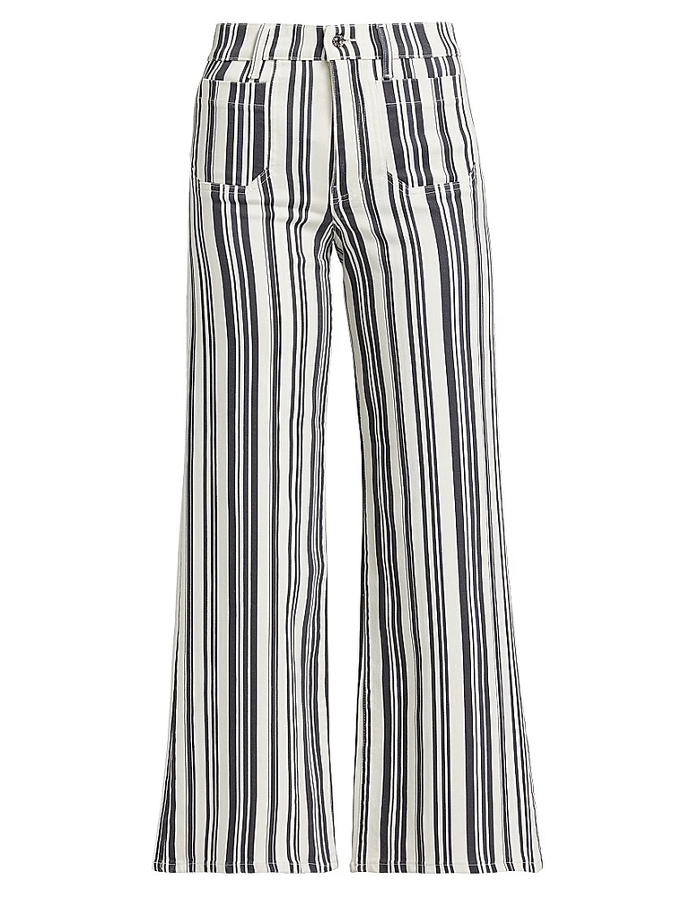 Le Slim High-Rise Palazzo Jeans