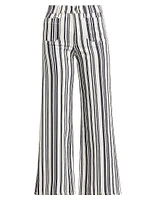 Le Slim High-Rise Palazzo Jeans