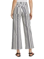 Le Slim High-Rise Palazzo Jeans