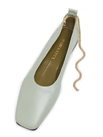 Augusta Leather Ballet Flats
