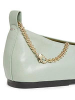 Augusta Leather Ballet Flats