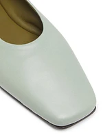 Augusta Leather Ballet Flats