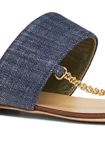 Melide Capri Chain-Link Sandals