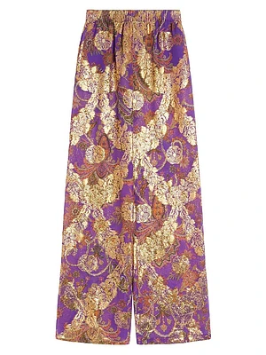 Pants Fil Coupe Lame Cachemire Apres L'hiver