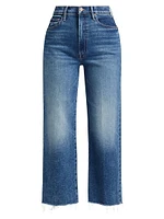 The Maven Fray High-Rise Stretch Crop Jeans