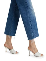 The Maven Fray High-Rise Stretch Crop Jeans
