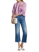 The Maven Fray High-Rise Stretch Crop Jeans