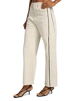 Half-Piped Ankle Twill Jeans