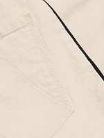 Half-Piped Ankle Twill Jeans