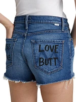 The Dodger Fray Jean Shorts