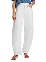 The Bubble Mid-Rise Barrel Jeans