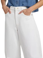 The Bubble Mid-Rise Barrel Jeans