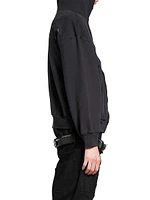 Painted Zip-Up Regular Fit Hoodie