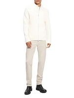Tomas Merino Wool Full-Zip Sweater