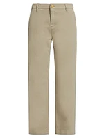 Hope Stretch-Cotton Straight-Fit Pants