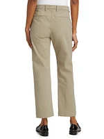 Hope Stretch-Cotton Straight-Fit Pants