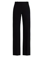 Orital Crepe Mid-Rise Pants