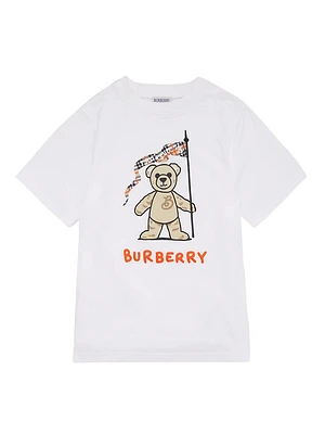 Little Girl's & Logo Bear T-Shirt
