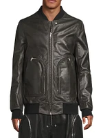 Bauhaus Flight Leather Bomber Jacket
