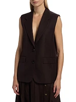 Cedric Textured Silk Vest