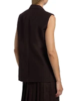 Cedric Textured Silk Vest